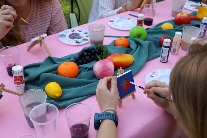 Paint Tiny Canvases in Forsyth Park - Experience Highlights