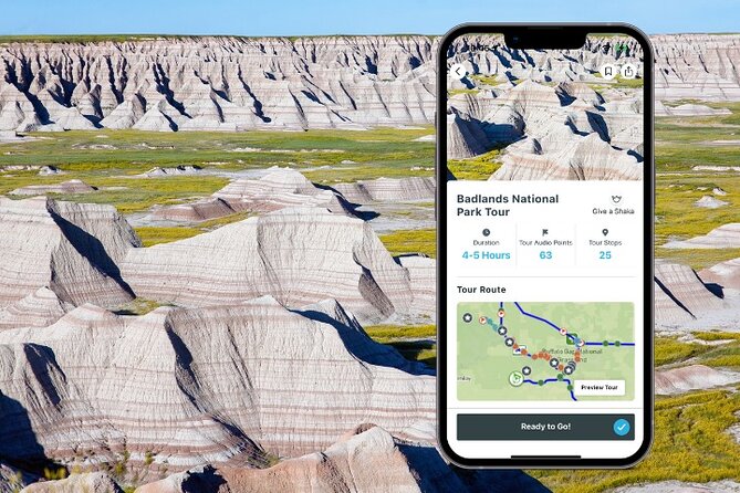 Shaka Guide: Badlands National Park Audio Tour Guide - Customizable Tour Experience
