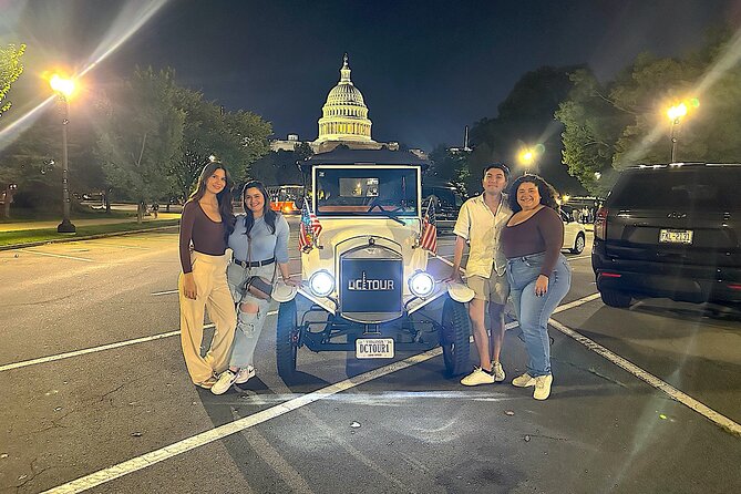 Washington DC Moonlight Tour by Electric Cart or Vintage Car - Experiencing the Charm of Vintage Transportation