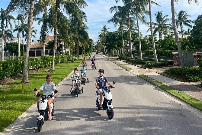 Naples Florida Electric Moped Tour - Family Fun - Easy to Ride - Memorable Experiences