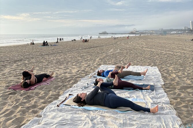 Stretch and Sip: Yoga With Fresh Juice on Santa Monica Beach - Frequently Asked Questions