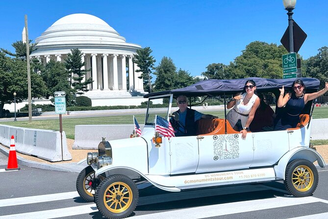 Washington DC Moonlight Tour by Electric Cart or Vintage Car - Inclusions