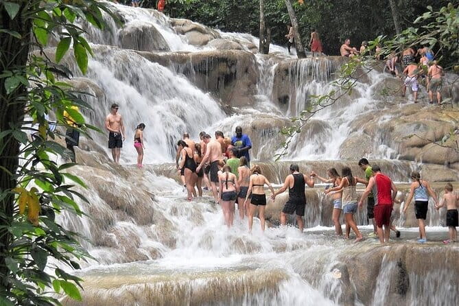 Dunns River Falls and Horseback Riding Tour From Montego Bay - Key Points