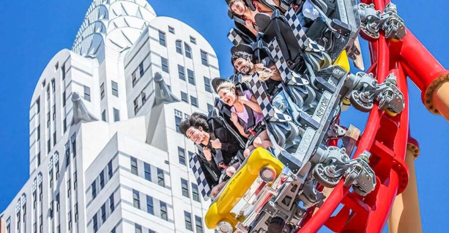 Las Vegas: New York-New York Hotel Big Apple Coaster Ride