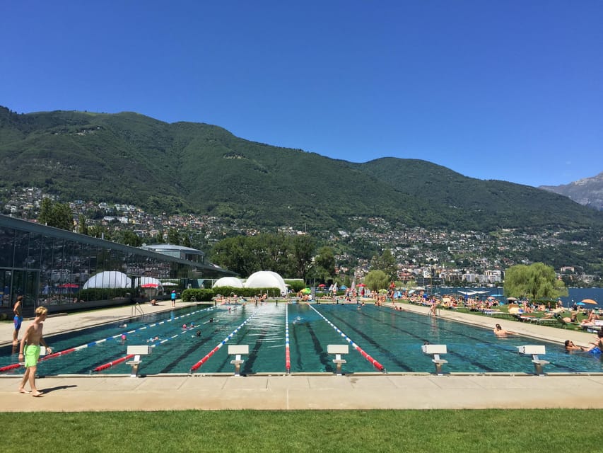 Lido Locarno: Day Ticket to Pool With Optional Waterslide