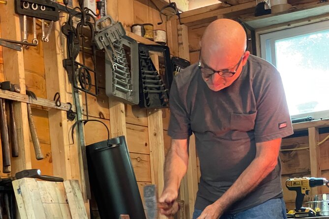 Meet a Working Blacksmith in a Colonial Town - Experience the Art of Blacksmithing