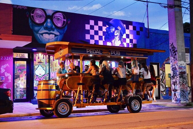 Pedal Pub Miami Wynwood Graffiti Bar Tour - Key Points