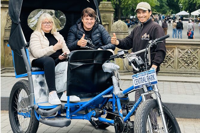 Private 2 Hour Central Park Pedicab Tour With Guide - Key Points