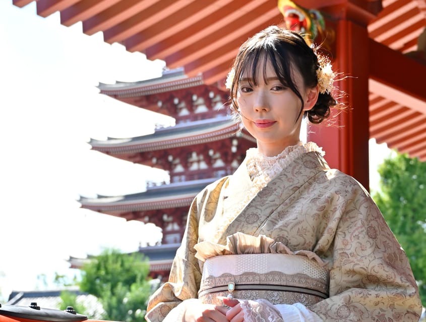 Tokyo: Asakusa Kimono Dressing and Matcha Experience