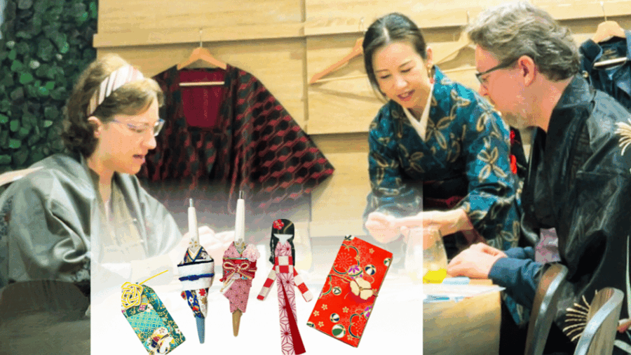 Tokyo: Handmade Japanese Paper Kimono Doll Making Experience