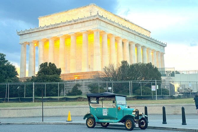 Washington DC Moonlight Tour by Electric Cart or Vintage Car - Key Points