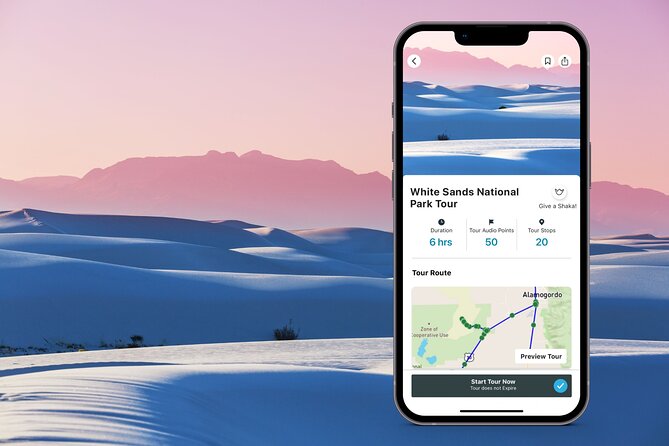 White Sands National Park Audio Tour Guide - Key Points