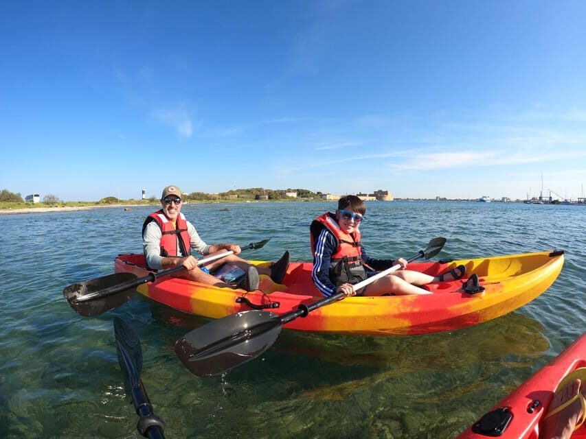 Brindisi: Guided Kayak Tour With Snorkeling Option - Discovering Castello a Mare Fortress