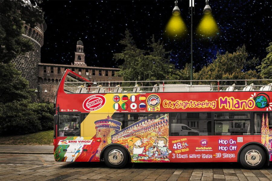 Milan: Night Tour by Bus - Highlights of the Tour
