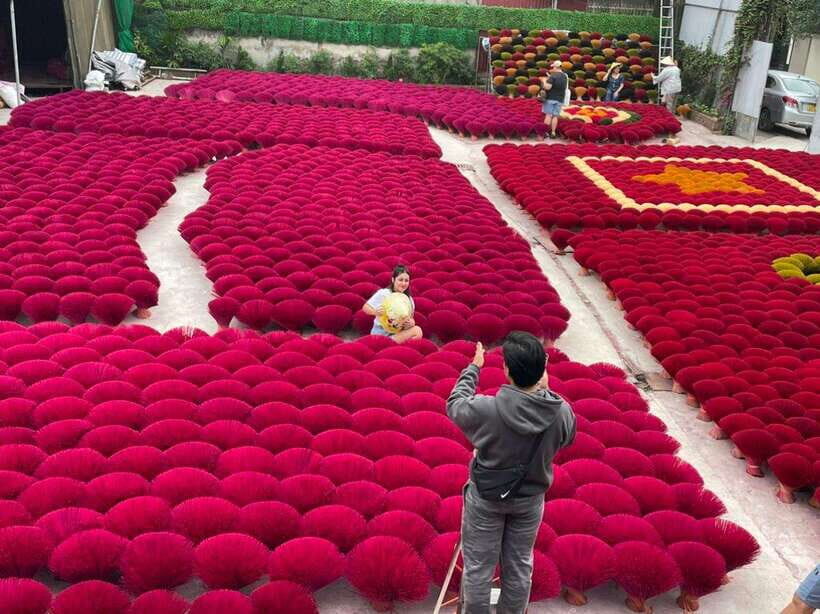 Quang Phu Cau Incense Stick Village - Conical Hat Village - Incense Making Tradition