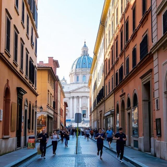Rome: Guided Running Tour With Photos and Cappuccino Stop - Itinerary Highlights and Key Stops