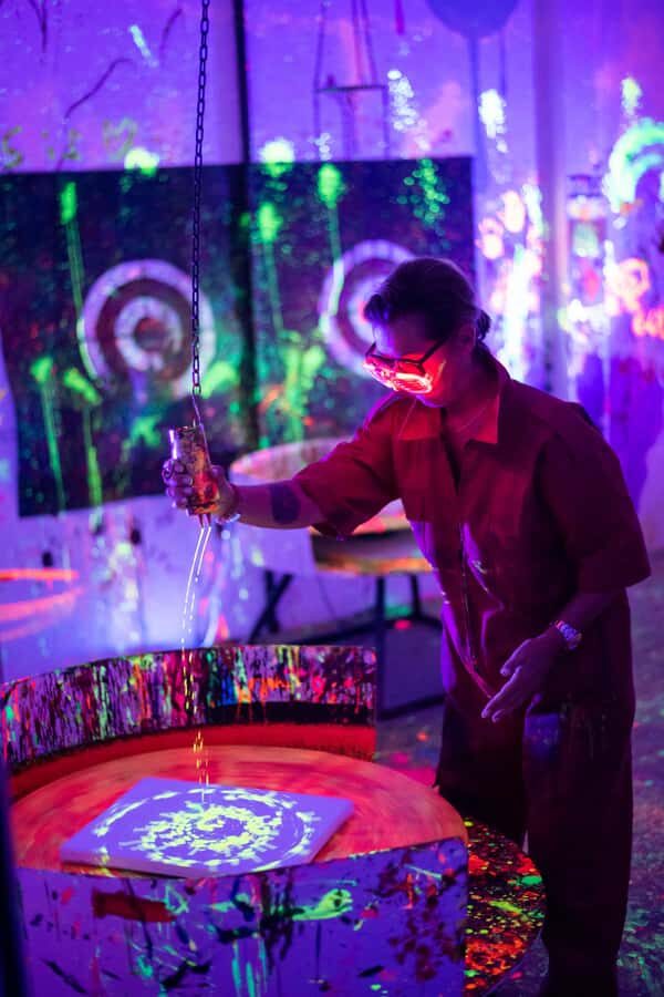 Canggu: Neon paint under UV lights, with fun and unusual tools - In-Depth Look at the Itinerary