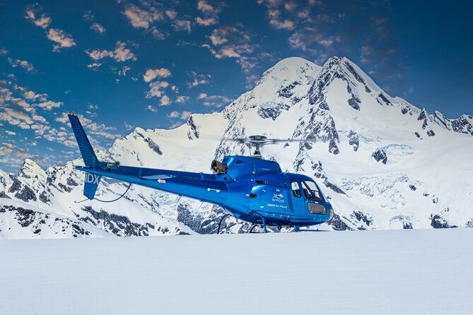 The GRAND TOUR, snow landing (allow 40 minutes - departing Fox Glacier) - The Itinerary Breakdown