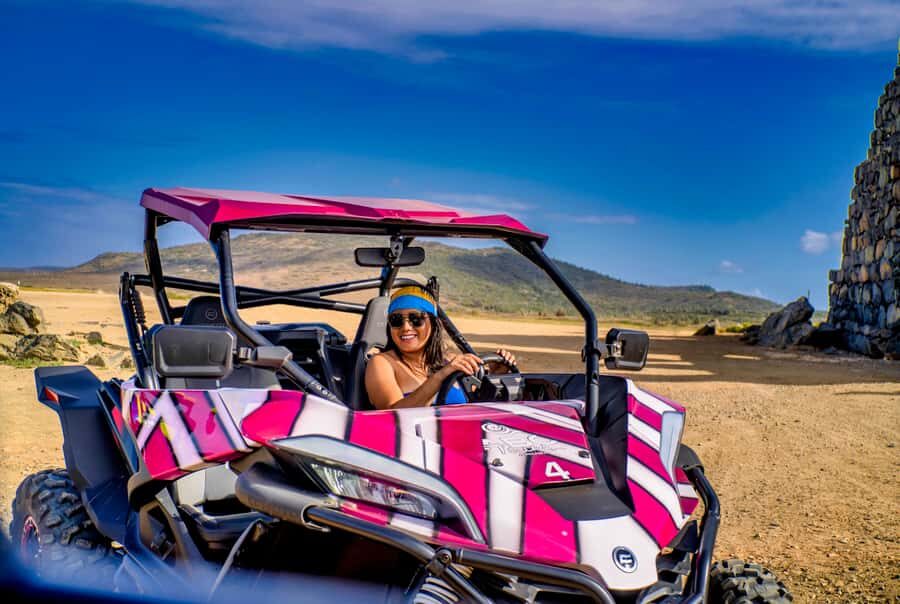 Aruba: UTV tour including Natural Pool - The Scenic North Coast and Bushiribana Ruins