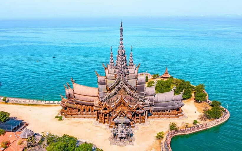 Bangkok: Pattaya Truth Sanctuary Guided Tour & Coral Island - The Full Experience: What You Can Expect