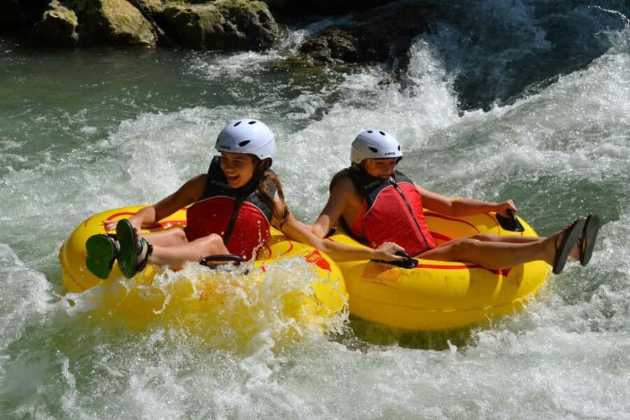 Falmouth: Jungle River Tubing & Bamboo Beach Club with Lunch - The Itinerary in Detail