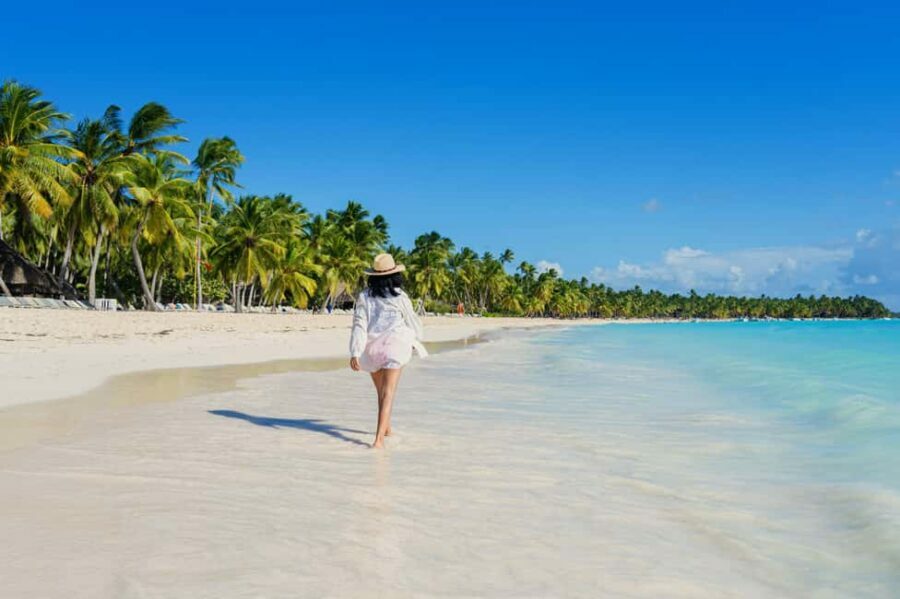 From Punta Cana: Catamaran Tour to Saona Island with Open Bar and Buffet - Transportation, Schedule, and Atmosphere