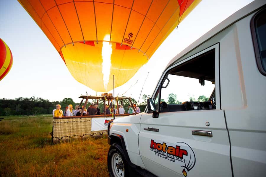 Gold Coast: Hot Air Balloon Flight+Vineyard Breakfast+Alpaca - The Itinerary: What You Can Expect