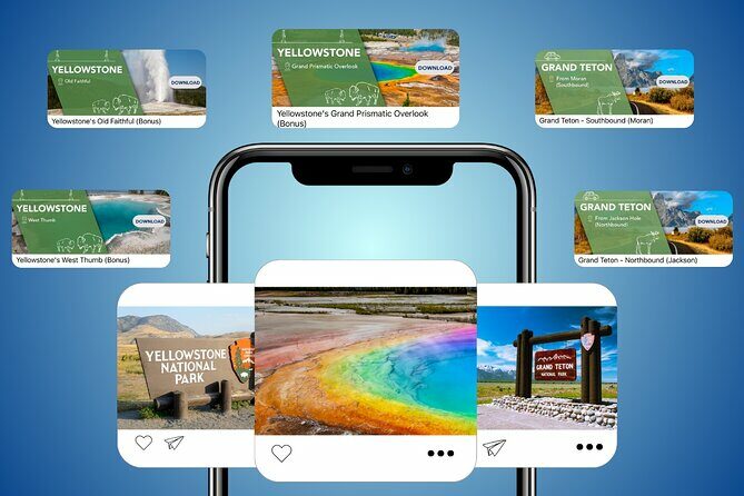 Grand Teton and Yellowstone Self-Guided Driving Tours Bundle - How It Works