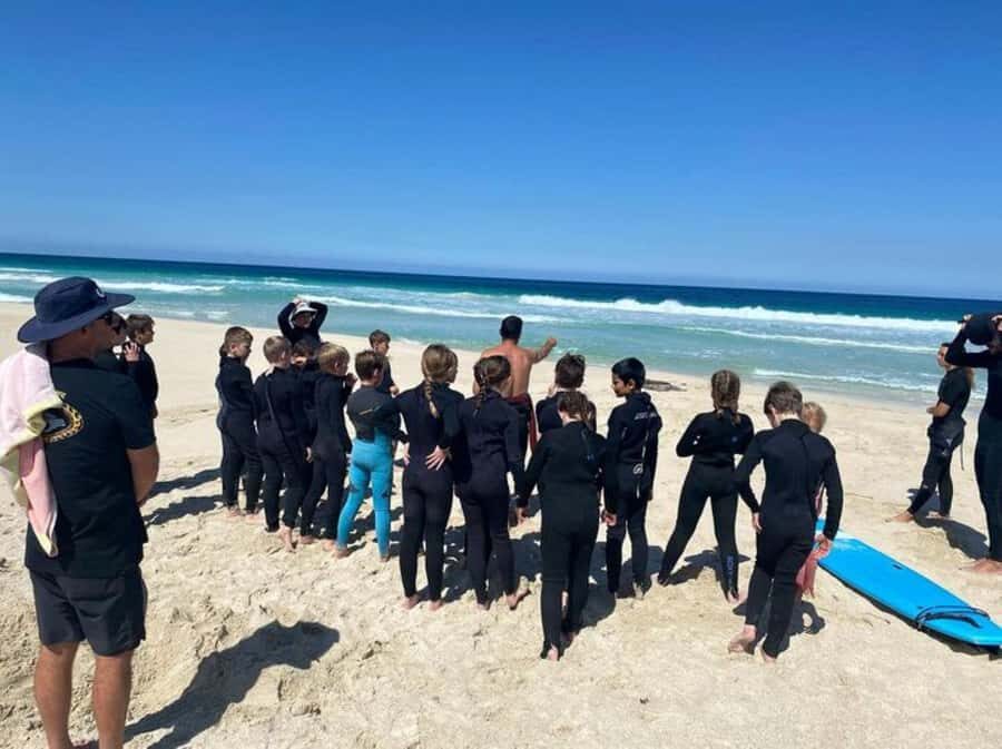 Group surfing lesson - Margaret River Surfing Academy - The Lesson Format and Content