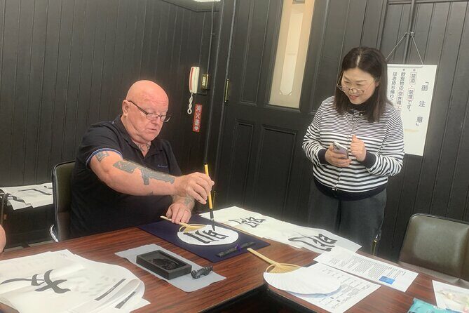 Japanese Calligraphy Class in Yokohama with Tea and Sweets - Detailed Breakdown of the Itinerary