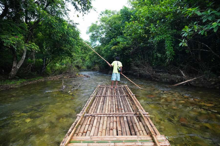 Khao Lak: Lampi Waterfall, Bamboo Rafting & Turtle Center - Visiting Lampi Waterfall