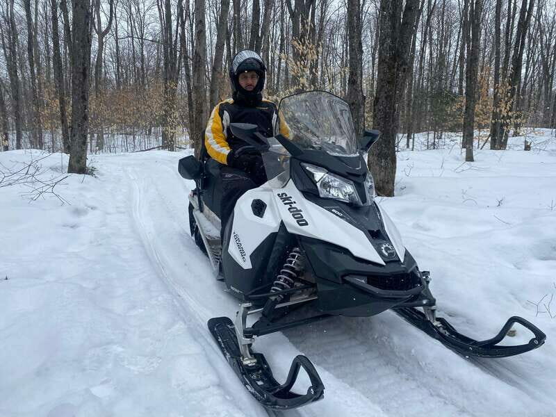 Montreal: Canadian Forest Guided Tour by Snowmobile - The Itinerary: From Forest Trails to Mountain Views