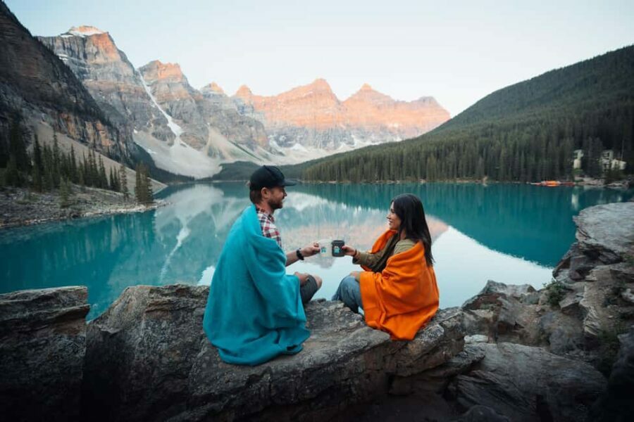 Moraine Lake Sunrise: Premium Tour from Canmore & Banff - The Arrival at Moraine Lake: Serenity Before the Crowds
