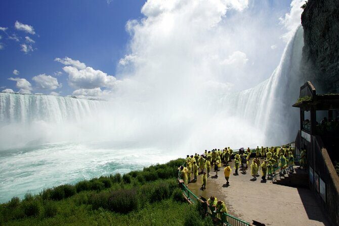 Niagara Falls: Boat Cruise, Journey Behind Falls, & Skylon Tour - Transportation and Group Size