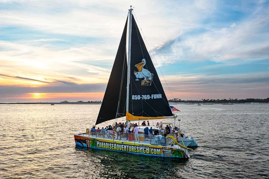 Panama City Beach: Sunset Sail on the Privateer Catamaran - The Itinerary: What to Expect