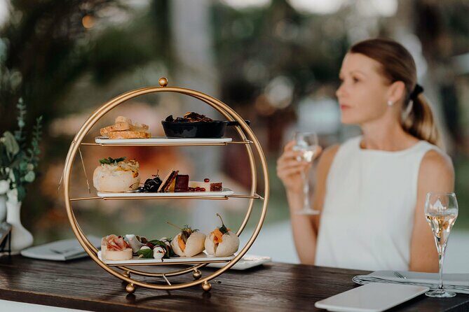Boab and Myrtle Chandon High Tea in Broome - The Scenic Setting
