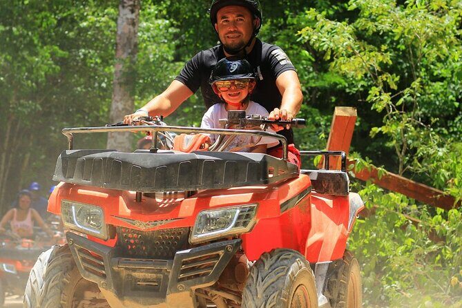 Zipline, Cenote and ATV Adventure with Pickup - Food and Refreshments